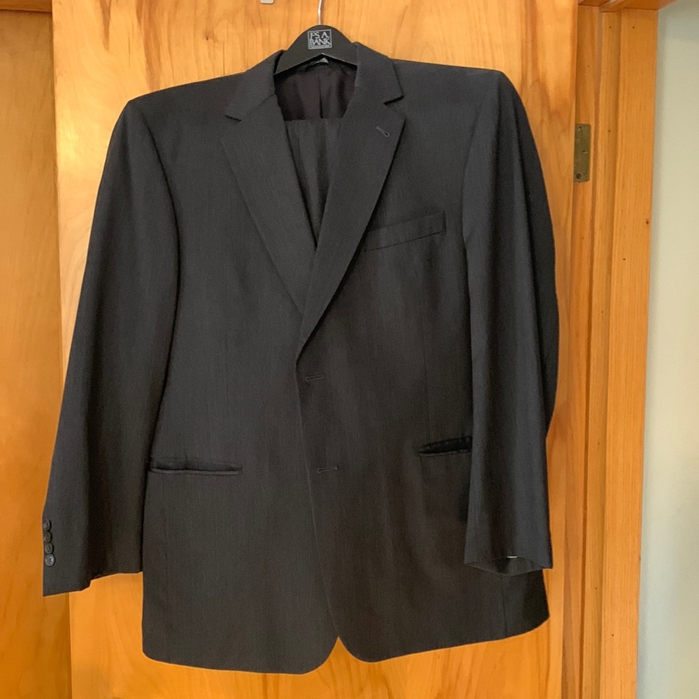 Mens suit jacket and pants smoke free hone